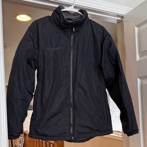 Columbia Black Fleece Lined Jacket